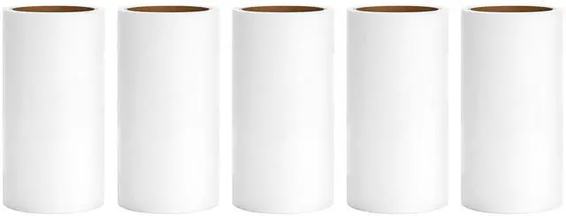 Main image of 4 inch Lint Roller Refills for PetLovers Evercare Amazon and Other Lint Roller Replacement Refills 4 inch Extra Sticky 60 Sheets per Roll 5 Pack Total 300 Sheets (Inside Diameter 1-1/2 inch)