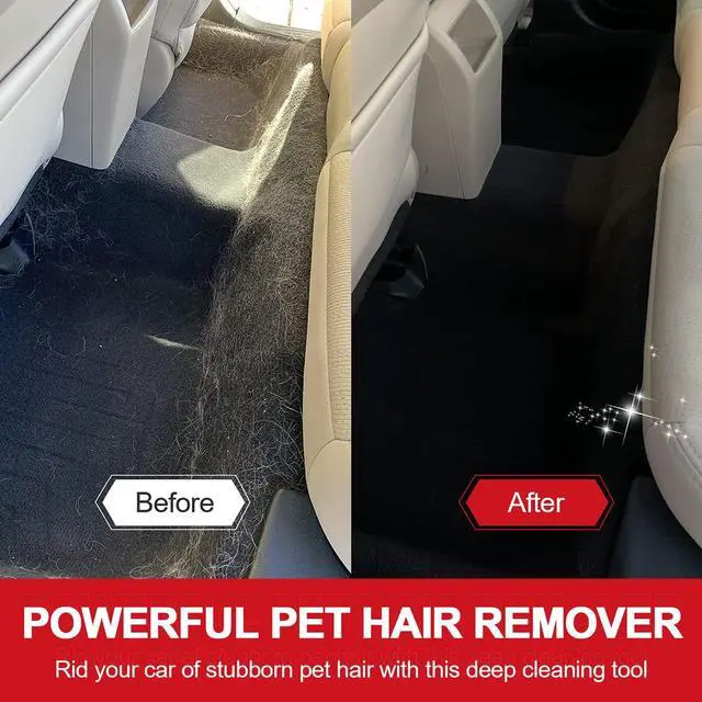 Alt view image 4 of 7 - Pet Hair Remover, Dog Cat Hair Remover, Lint Cleaner Pro, Fur Removal Tool, Portable Carpet Scraper, Clothes Fuzz Rollers Hairball Shaver Brush for Carpets, Car Mat, Couch, Pet Bed, Furniture & Rug