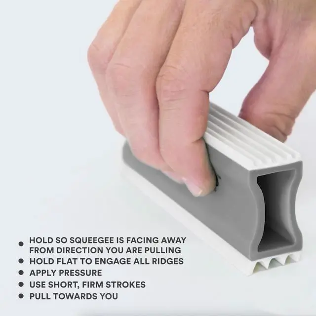 Alt view image 5 of 7 - Pet Hair Remover & Auto Detailing Tools - Cat & Dog Hair Remover for Carpets, Car Interiors, Couches, Bedding, & Pet Furniture (Gray, X3 PRO - 5" Long)