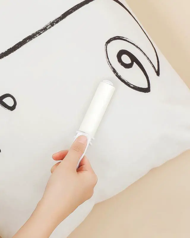 Alt view image 5 of 7 - Travel Lint Roller for Clothes Mini Foldable Lint Roller with Cover and 4 Refills Total 150 Extra Sticky Sheets Travel Size Pet Hair Remover Roller (Black)