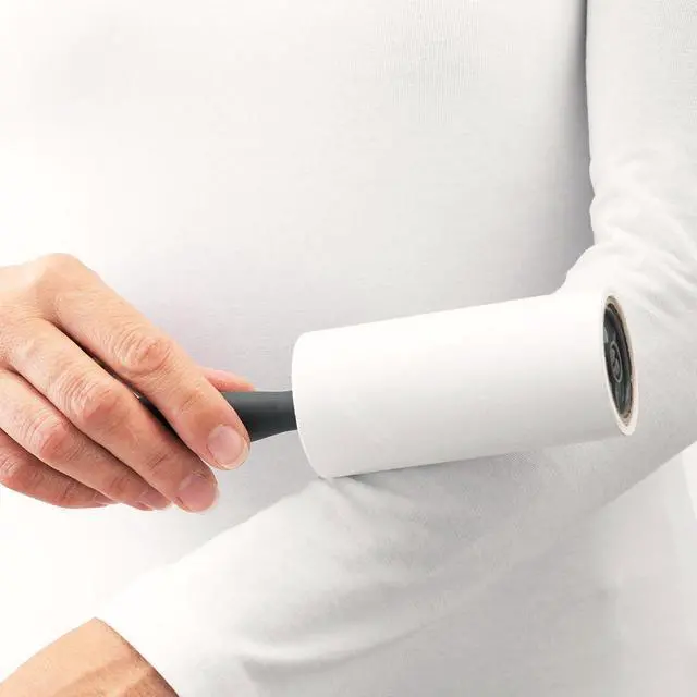 Alt view image 4 of 7 - Lint Roller Refills 4 inch Extra Sticky Pet Hair Roller Replacement Refills Only, Inside Diameter 1.5 inch, 60 Sheets per Roll (Pack of 4, Total 240 Sheets)