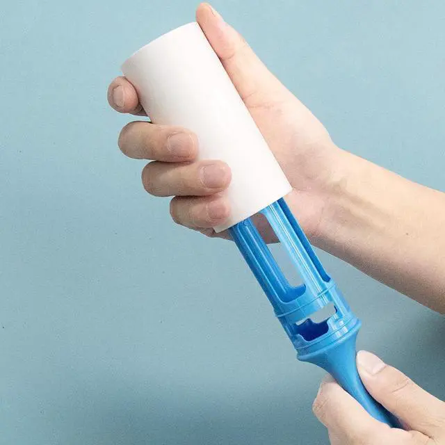 Alt view image 3 of 7 - Lint Roller Refills 4 inch Extra Sticky Pet Hair Roller Replacement Refills Only, Inside Diameter 1.5 inch, 60 Sheets per Roll (Pack of 4, Total 240 Sheets)