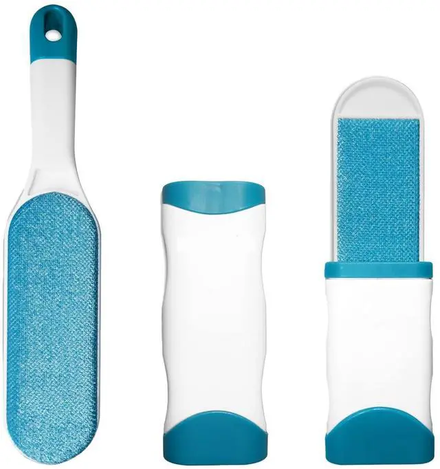 Main image of 2 Pack Furniture Lint Remover Brushes, Double Sided Self Cleaning Loose Hair Catcher for Pet, Hair Cleaner for Clothes, Sofa, Carpet