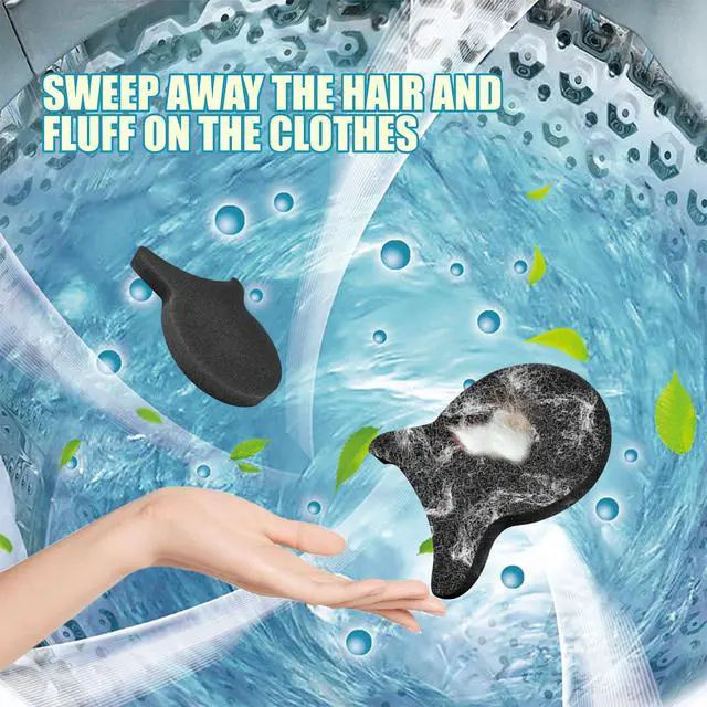 Alt view image 4 of 7 - Pet Hair Remover for Laundry, Reusable Dog & Cat Hair Remover Tool, Effectively Removes Pet Hair, Lint and Dander from Bedding and Clothing, Suitable for Washing Machines, Dryers 4PCS