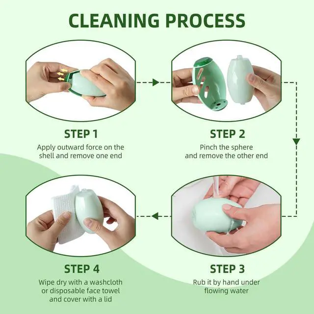 Alt view image 6 of 7 - 2 Pack Reusable Lint Roller Portable Mini Lint Remover Cat Pet Hair Rollers Travel Size Sticky Cleaner Dog Hair Remover for Clothes Washable Gel Lint Roller Ball