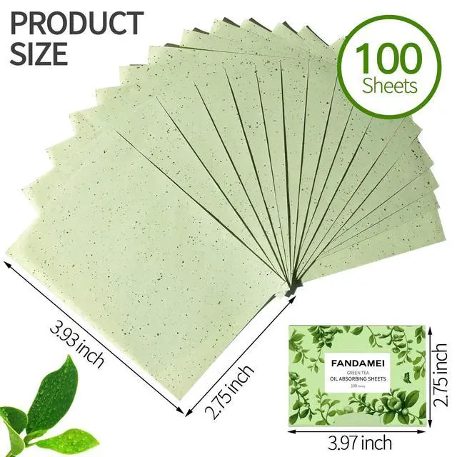 Alt view image 2 of 7 - Oil Blotting Sheets For Face, Oil Blotting Papers For Face, Blotting Paper for Oily Skin, Oil Control Film, Oil Absorbing Sheets, Oil Absorbing Tissues, 200 Counts