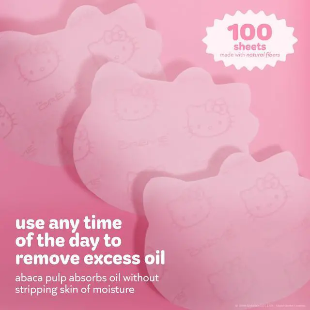 Alt view image 3 of 4 - Hello Kitty Mattifying Blotting Paper with Mirror and Puff