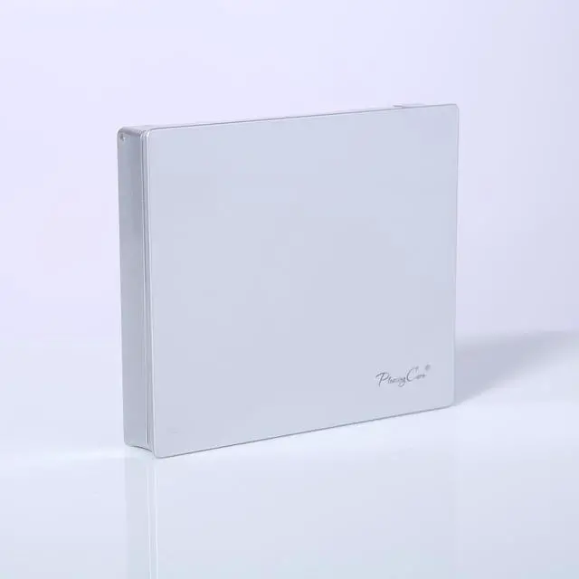 Alt view image 5 of 6 - Makeup Mirror with Facial Oil Blotting Paper Sheets Green Tea 100 Counts, Silver Compact Folding Cosmetic Travel Mirror