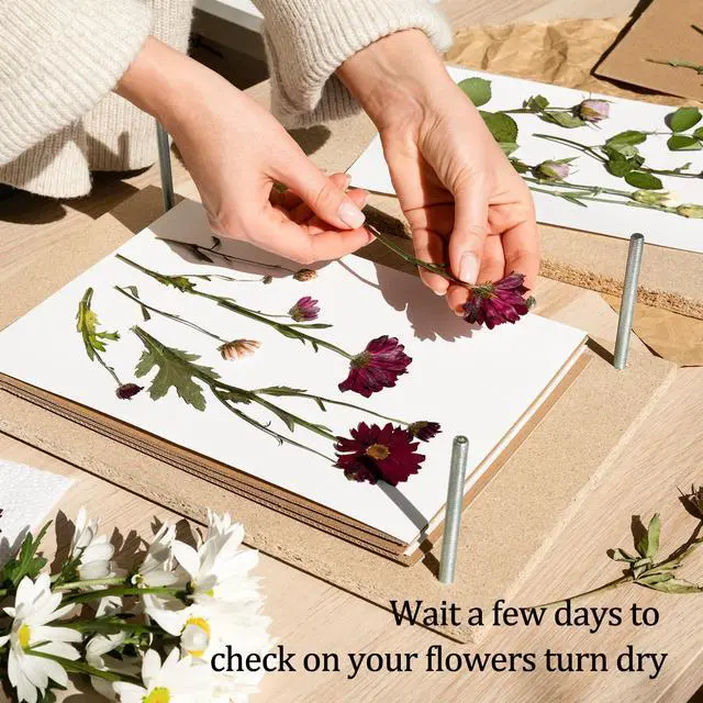 Alt view image 5 of 7 - Blotting Paper for Flower Press, 20 Sheets Highly Absorbent and Reusable Blotter Paper for Flower Press Paper Craft 9 x 9 inch