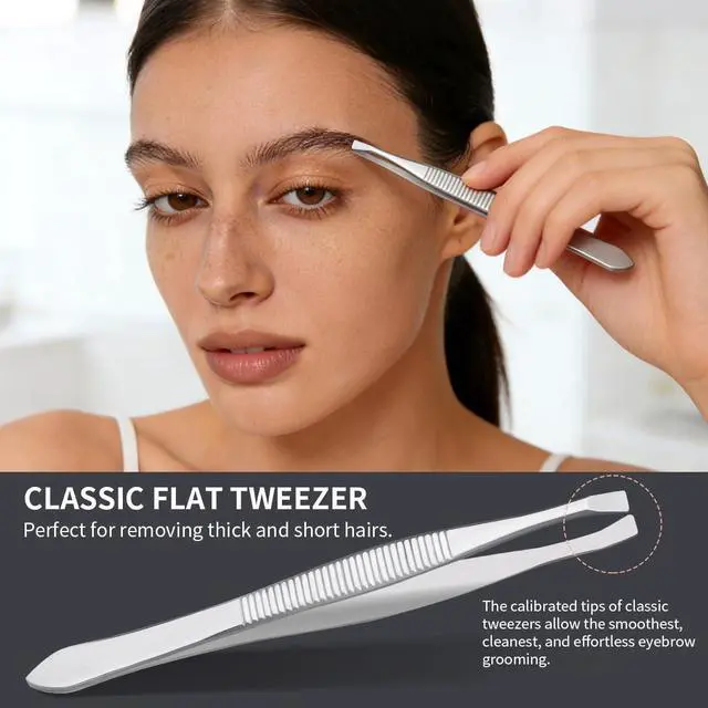 Alt view image 6 of 7 - Pimple Popper Tool Kit - 9Pcs Blackhead Remover Comedone Extractor Kit with Metal Case for Quick and Easy Removal of Pimples, Blackheads, Zit Removing, Forehead,Facial and Nose(Silver)