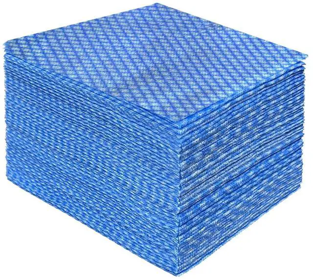 Main image of Disposable Cleaning Cloths Heavy Duty Dish Rag Disposable Dish Cloths 50 Count/Pack,Blue
