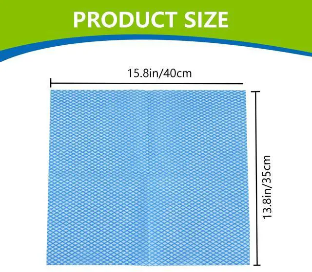 Alt view image 4 of 7 - Disposable Cleaning Cloths Heavy Duty Dish Rag Disposable Dish Cloths 50 Count/Pack,Blue