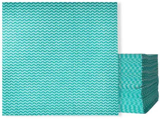 Main image of Disposable Kitchen Cleaning Towel Disposable Dish Cloths, Reusable Wipes Heavy Duty Cleaning Rags for Kitchen, Bathroom, Household,50 Count Green