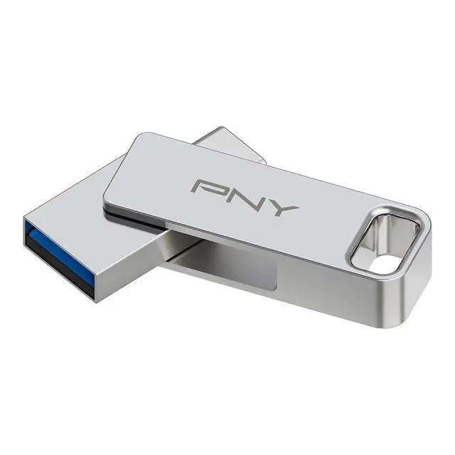 Alt view image 2 of 7 - 256GB Duo Link USB 3.2 Type-C Dual Flash Drive for Android Devices and Computers - External Mobile Storage for Photos, Videos, and More - 200MB/s