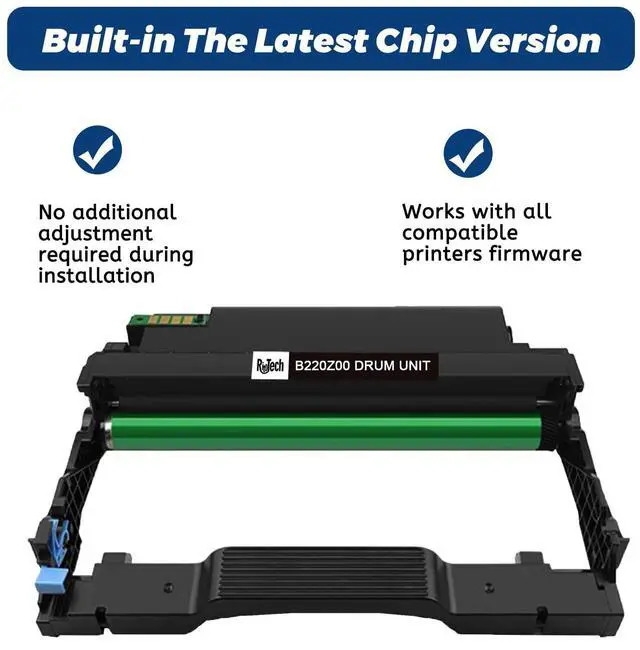 Alt view image 2 of 6 - B2236 Drum Unit,1 Pack Compatible Replacement B220Z00 Imaging Unit for Lexmark B2236dw MB2236adw Printer,NOT Include Toner,( Black,UP to 12500 Pages)