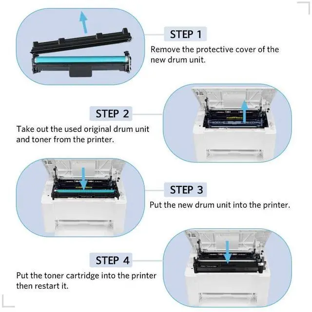 Alt view image 3 of 6 - Compatible 19A Drum Unit High Yield Replacement for HP 19A CF219A Imaging Drum, use for HP LaserJet Pro M102 M102a M102w MFP M130 M130a M130fn M130fw M130nw Printer, Black 1-Pack (Not Toner)