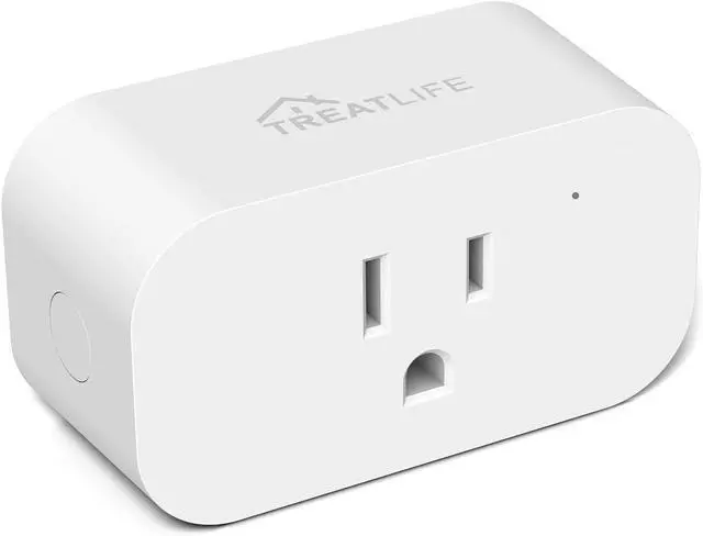 Main image of Smart Plug, 2.4GHz 15 Amp WiFi Smart Outlet with Child Lock and Vacation Mode, Reliable WiFi Connection, Compatible with Alexa and Google Assistant, No Hub Required, Remote Control,1 Pack
