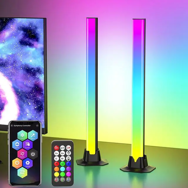 Main image of 16.5" Smart Light Bar, RGB LED Light Bar for Room, 16 Million Colors Changing, 213 Preset & 8 Scene Modes, Dynamic Music Sync, 3 Control Modes, RGB & IC Ambient Backlight for TV, Gaming Room
