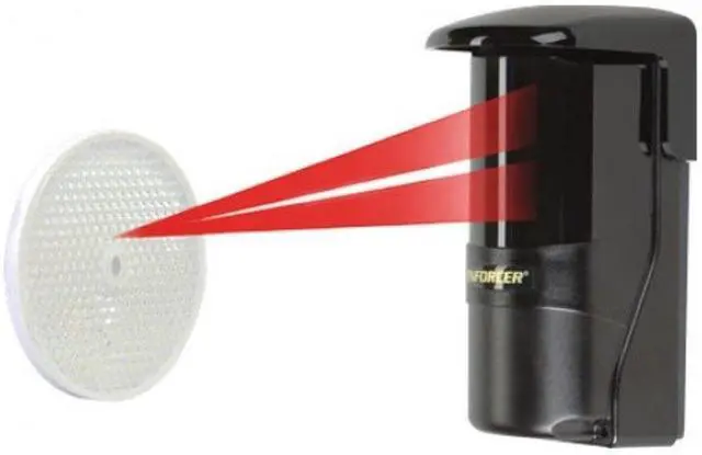 Main image of E-931-S50RRGQ Reflective Photoelectric Beam Sensor, Up to 50ft Sensing Range, Weatherproof IP55 Construction for Indoor/Outdoor Usage, Anti-Condensation Housing