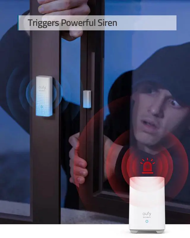 Alt view image 7 of 7 - Entry Sensor, Detects Opened and Closed Doors or Windows, Door Monitoring, Sends Alerts, Triggers Siren, 2-Year Battery Life, Indoor Use Only, Requires HomeBase, 24/7 Monitoring Optional