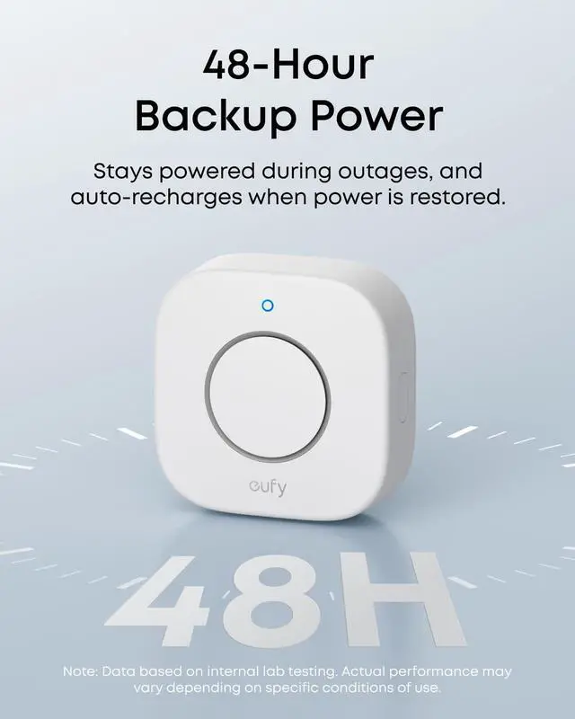 Alt view image 4 of 7 - Indoor Siren E20, Loud 110 dB Alarm for Whole-Floor Coverage, Reliable Power, Backup Battery, Flexible Installation Options, Long Communication Range, Requires HomeBase 2, 3, Mini, or Pro