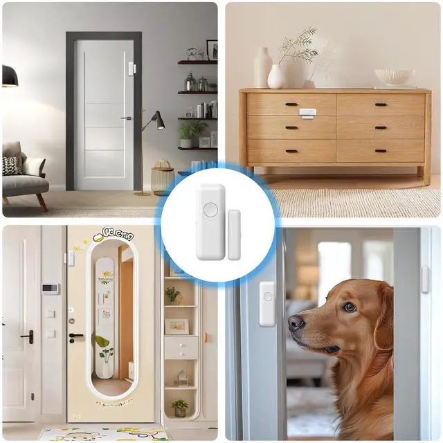 Alt view image 4 of 7 - Home Security Systems for House, Wireless Home Security Alarm System, Door/Window Sensor Motion Sensors with App Alert, WiFi+GSM 4G Home Alarm System No Subscription103-D