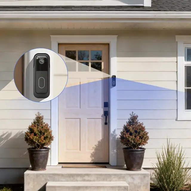 Alt view image 6 of 7 - No Drill Doorbell Mount for Blink Video Doorbell (2023 Release & 2025 Release), Anti-Theft and Weatherproof Mount for Blink Camera, Perfect for Homes and Apartments