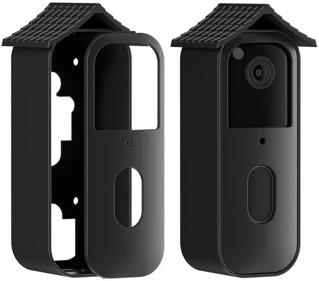 Main image of No-Drill Blink Doorbell Mount - Compatible with Blink Video Doorbell (2nd Gen), Renter-Friendly Easy Installation, Security Camera Mount (Doorbell Not Included) Black