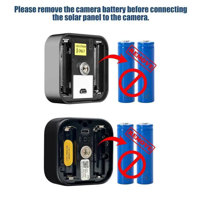 Alt view image 3 of 7 - 16.4 ft /5m Power Cable Kit (with Adapter), for Blink XT/XT2, Outdoor 3/4/2K+, 2-Pack, TPE Material, Weatherproof, Includes USB-C to Micro USB Adapter Cable, No More Battery Changes