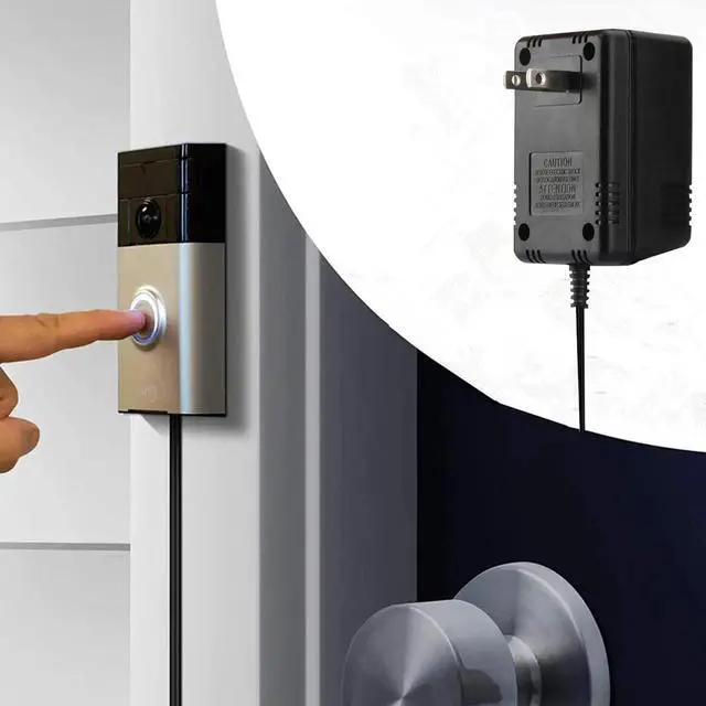 Alt view image 6 of 7 - 18V1000mA Video Doorbell Power Adapter for Video Doorbell, Ring Video Doorbell Pro and Ring Video Doorbell 2,Transformer Compatible with Zmodo Smart Doorbell and Nest Hello Doorbell(26Ft Power Cord)