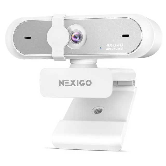 Main image of N660P Pro 4K Webcam with Distortion-Free Lens, 1080p 60 fps Autofocus USB Streaming Camera, 3DNR, Noise-Canceling Mics & Privacy Cover, Web Cam for Gaming/Live Streaming/PC/Mac/Switch 2, White