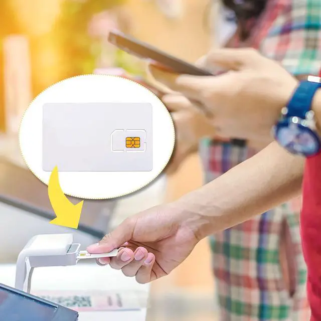 Alt view image 2 of 6 - Smart Card Reader Writer USB: CAC Card Reader for Win & OS & Linux - EMV Chip Reader Writer Programmer - 5pc Blank Programable LTE USIM 4G Card & SIM Personalize Software