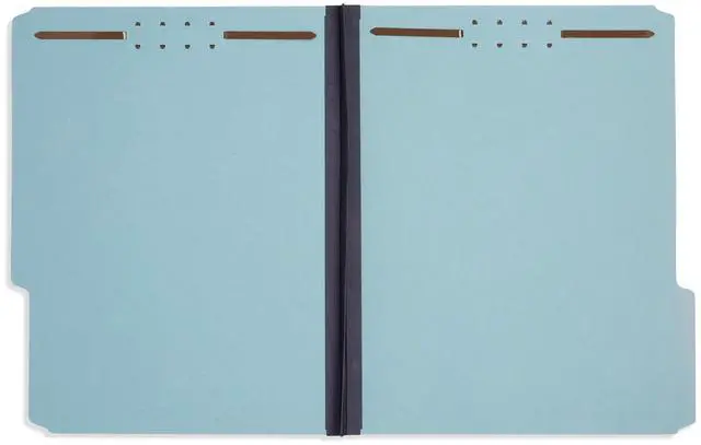 Alt view image 5 of 5 - File Folders, 1 Inch Expansion Pressboard Folders Letter Size, Light Blue 25 Pack