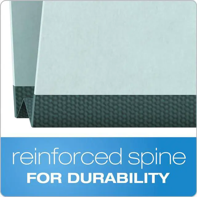 Alt view image 4 of 7 - 1" Expansion Pressboard File Folders with 1/3 Cut Tab, Letter, Blue, 25/Box (9200T 1/3)