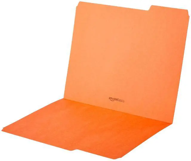 Alt view image 4 of 4 - Sturdy File Folders with Tabs for Filing and Organization, AMZ401, Letter Size, Assorted Colors, 100-Pack
