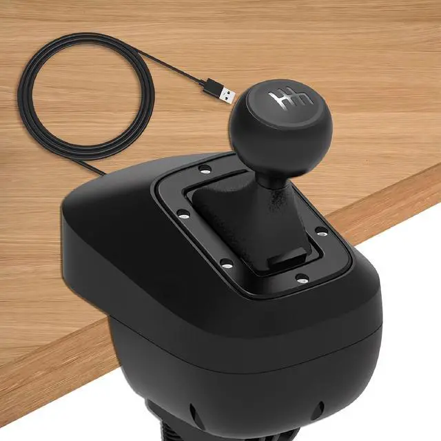 Alt view image 7 of 7 - Gaming Gear Shifter - Compatible with G29 G27 G25 G920 T300RS/GT Racing Wheels, Six-Speed H Pattern with Reverse, Ideal for ATS ETS WRC Sim Racing Games
