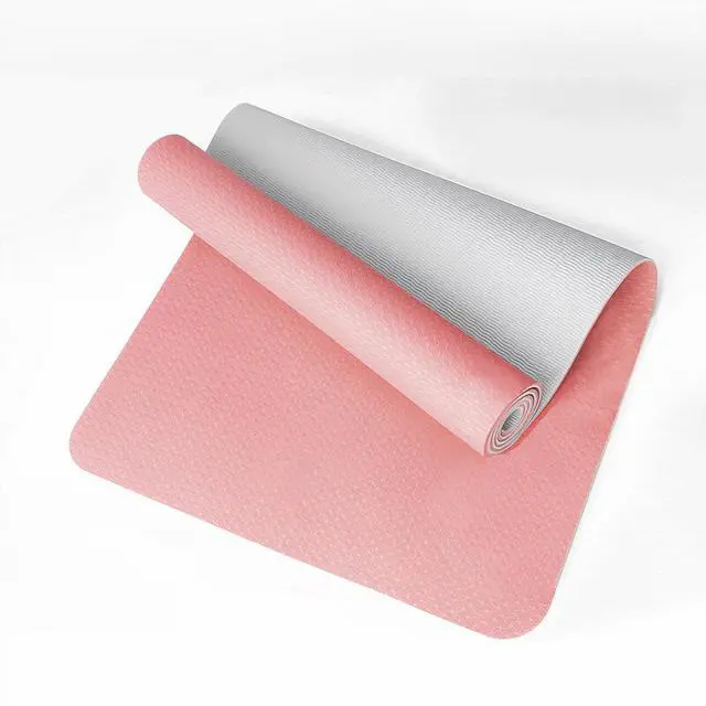Main image of Small Mini Yoga Mat Compact Portable Non Slip Exercise Mat, Travel Foldable Pink Workout Mat for Women Home Gym Fitness, Kneeling Pad Knee Cushion Support for Yoga Pilates Plank Floor Exercise