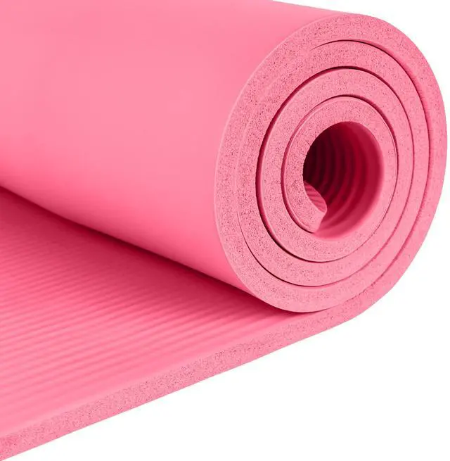 Alt view image 6 of 6 - Solana Yoga Mat 1/2" Thick w/Nylon Strap for Men & Women - Non Slip Excercise Mat for Yoga, Pilates, Stretching, Floor & Fitness Workouts