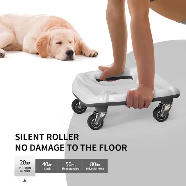 Alt view image 6 of 7 - Ab Roller with Knee Pads for Abs Workout, Multifunctional Ab Roller Wheel for Abs Workout, Abdominal Roller with Knee Pads, Abdominal Exercises Wheel, Abb Roller (Slide Fitness Trainer)