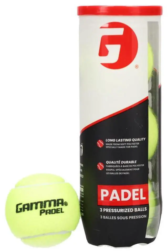 Main image of Sports Pressurized Padel Balls, IPF Approved, 3-Pack Can, High-Performance, Durable & Consistent Bounce, Ideal for All Skill Levels, Needle Felt