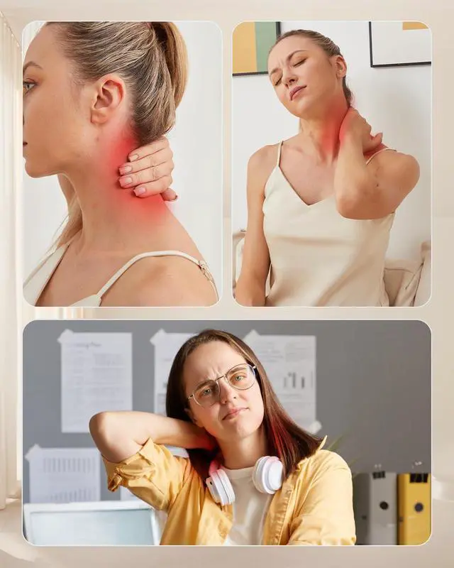 Alt view image 4 of 6 - Cordless Neck and Shoulder Massager with Soothing Heat, Upgarded 6D Deep Tissue Kneading, Shiatsu Massager for Neck,Shoulder,Back, Gifts for Men Women Mom Dad
