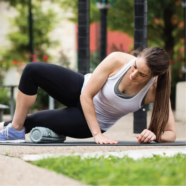 Alt view image 2 of 3 - CORE Foam Massage Roller (Back, Body, Legs) with Softer Compression, Deep Tissue and Muscle Recovery - Relieves Muscle Pain & Tightness, Improves Mobility & Circulation (12''), Gray