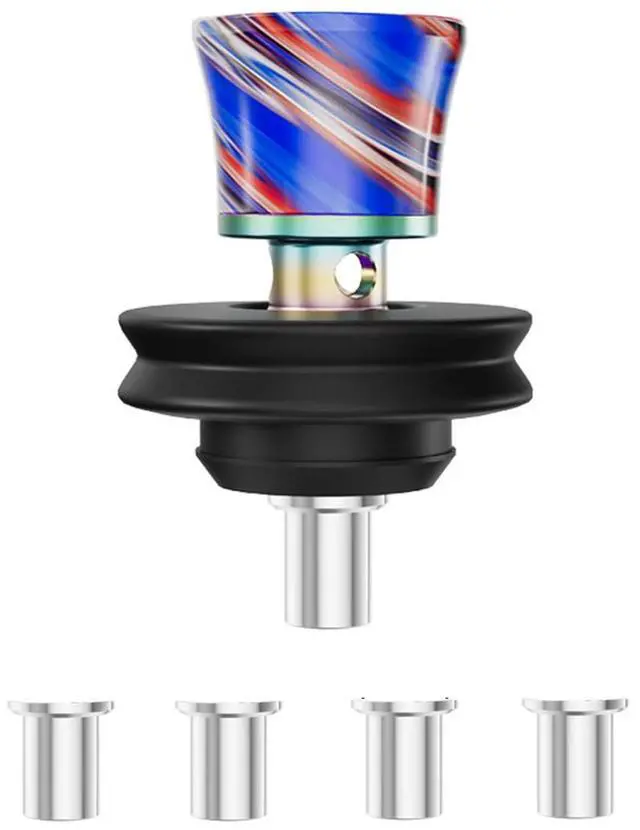 Main image of PEAK01 Pro 3DXL Joystick Cap, Random Color Resin, Colorful Metal Cap with Four Alloy Tubes with Inner diameters of 0.1 inch, 0.12 inch, 0.14 inch, and 0.16 inch