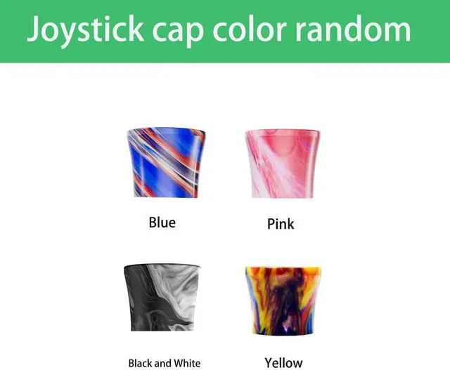 Alt view image 3 of 3 - PEAK01 Pro 3DXL Joystick Cap, Random Color Resin, Colorful Metal Cap with Four Alloy Tubes with Inner diameters of 0.1 inch, 0.12 inch, 0.14 inch, and 0.16 inch