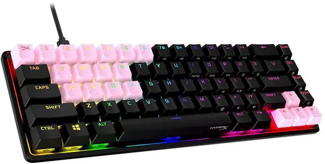 Alt view image 6 of 7 - Rubber Keycaps Gaming Accessory Kit, 19 Keys, English (US) Layout, Pink