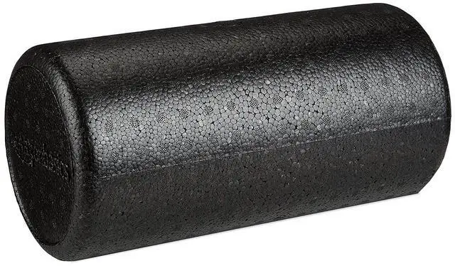 Main image of High-Density Foam Roller for Exercise and Recovery, 12 Inches, Black