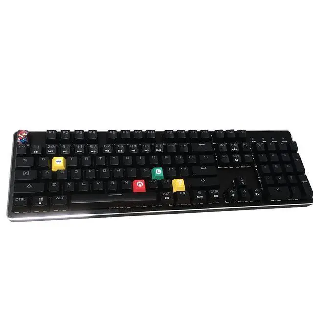 Alt view image 2 of 3 - 5 Keycaps Dye-subbed PBT, OEM Keycap for Gaming Mechanical Keyboards, Mario