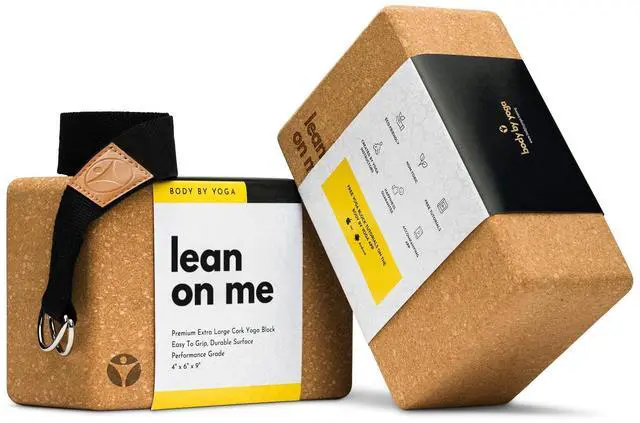 Main image of Blocks 2 Pack High Density Non Slip with Select Cork Grain for Chip-Resistant Durability | Extra Thick 4 for Support & Stability | Natural, Smooth