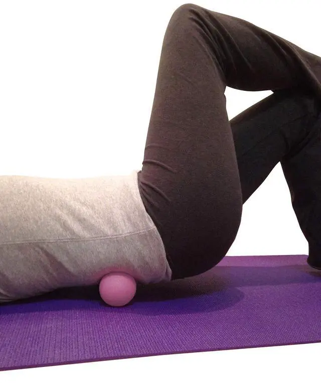 Alt view image 2 of 5 - Massage Lacrosse Balls for Myofascial Release, Trigger Point Therapy, Muscle Knots, and Yoga Therapy. Set of 2 Firm Balls (Pink and Purple)