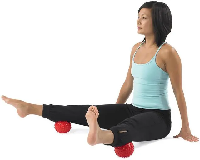 Alt view image 2 of 6 - Franklin Method Easy Grip Ball Set (Pair) - Soft, Bumpy Inflatable Massage Balls for Myofascial Release, Sensory Stimulation and Franklin Method Relaxation Exercises
